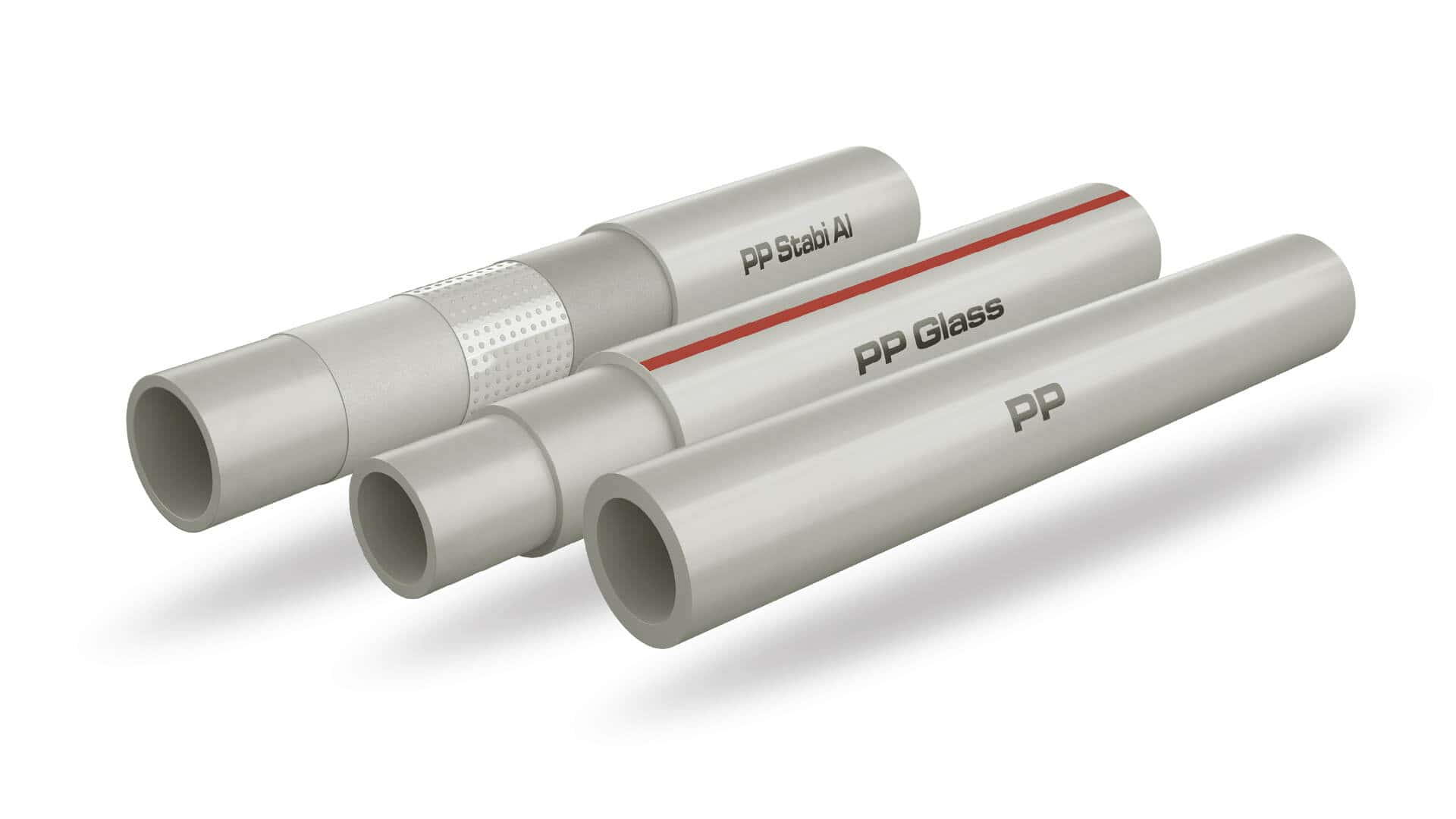 KAN-therm - Система PP - 3d модель труб системы PP - PP, PP Glass, PP Stabi.